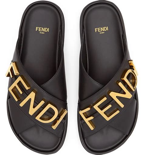 fendi logo strap sandals|Fendi heels sandals.